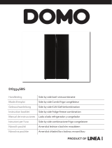 Domo DO934SBS Kühl-gefrierkombination El manual del propietario