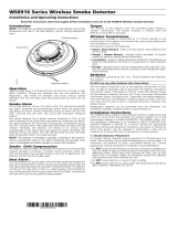DSC WS8916 Manual de usuario