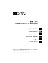 Duerkopp Adler 271 - 274 El manual del propietario