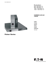 Eaton Evolution 1550 Rack 1U Manual de usuario