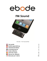 Ebode FM-iOS FM Transmitter Manual de usuario