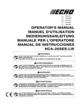 Echo HCA-265ES-LW Manual de usuario