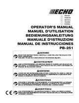 Echo PB-251 Manual de usuario
