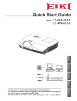 Eiki LC-WAU200 Guía del usuario