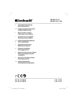 EINHELL GE-HC 18 Li T Kit (1x3,0Ah) El manual del propietario
