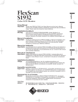 Eizo FLEXSCAN S1932 El manual del propietario