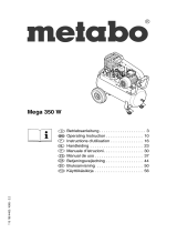 Metabo Air Compressor Mega 350 W Manual de usuario