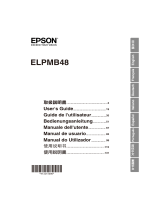 Epson ELPMB48 High Ceiling Mount Guía del usuario