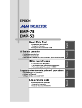 Epson EMP-73 Manual de usuario