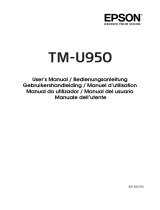 Epson Printer TM-U950 Manual de usuario
