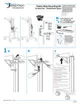 Ergotron Power Strip Mounting Kit for Carts Manual de usuario