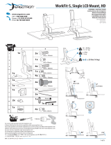 Ergotron WorkFit-S, Single HD Sit-Stand Workstation Manual de usuario