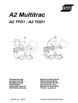 ESAB A2 TFD1 / A2 TGD1 Manual de usuario