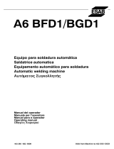 ESAB A6 BFD1 / BGD1 Manual de usuario