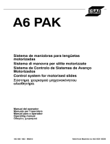 ESAB A6 PAK Manual de usuario