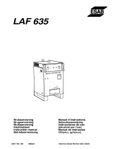 ESAB LAF 635 Manual de usuario