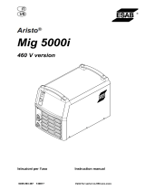 ESAB Mig 5000i Manual de usuario