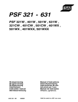 ESAB PSF 401WXX Manual de usuario