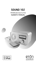 Eton Sound 102 iPod Black Manual de usuario