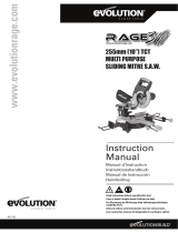 Evolution Power Tools RAGE3 Manual de usuario