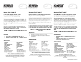 Extech Instruments HDV-5CAM-3F Manual de usuario