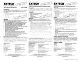 Extech Instruments MO25 Manual de usuario