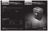 Fellowes Powershred 75Cs Manual de usuario