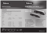 Fellowes Saturn 3i A3 Manual de usuario