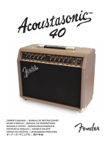Fender  Acoustasonic™ 40 El manual del propietario