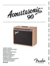 Fender  Acoustasonic™ 90 Manual de usuario