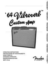 Fender '64 Vibroverb Custom Manual de usuario