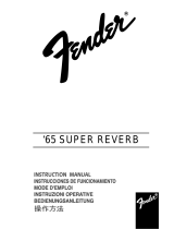 Fender '65 Super Reverb® El manual del propietario