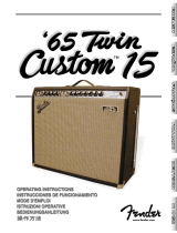 Fender '65 Twin Custom 15 El manual del propietario