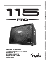 Fender 115 Pro El manual del propietario