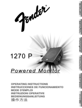 Fender 1270P El manual del propietario