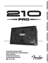 Fender 210 Pro Manual de usuario