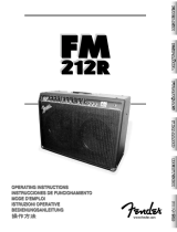 Fender 212R Manual de usuario