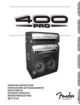 Fender 400 Prol Pro Head El manual del propietario