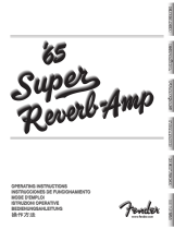Fender 65 Super Reverb-Amp Manual de usuario