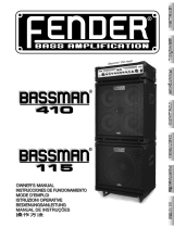 Fender Bassman 115-410 Manual de usuario