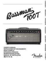 Fender Bassman® 100T El manual del propietario