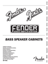 Fender Bassman® 115/410/610/810 Neo Enclosure Manual de usuario