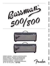 Fender Bassman® 500/800 El manual del propietario