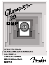 Fender Champion 30 DSP El manual del propietario