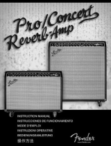 Fender Concert Reverb El manual del propietario