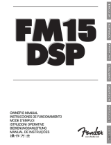 Fender FM 15 DSP El manual del propietario