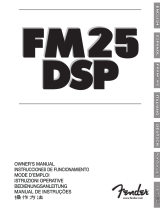 Fender FM25 DSP El manual del propietario