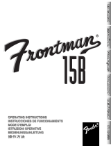 Fender Frontman 15B Operating Instructions Manual
