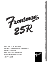 Fender Frontman 25R Manual de usuario