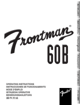 Fender Frontman 60B Manual de usuario